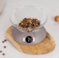 Váha kuchyňská s miskou Taupe Collection