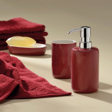 Dávkovač mýdla Ava keramika šedá 350 ml