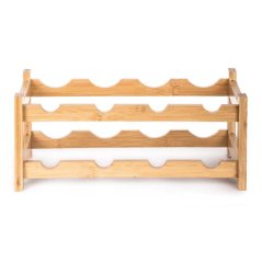 Raft pentru vin G21 pentru 8 sticle, bambus