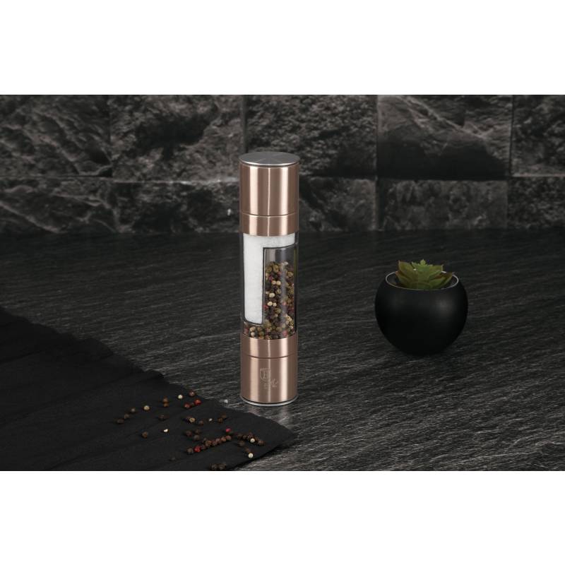 Mlýnek na pepř a sůl Rosegold Metallic Line