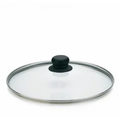 Poklice CALLISTO 28cm, skleněná, bakelitový úchyt