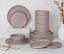 Jídelní sada talířů 18 ks Taupe Collection