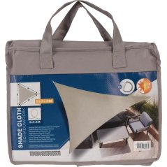 Folie de umbră triunghi 3 x 3 x 3m gri-maro