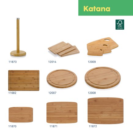 Doštička krájacia KATANA bambus 30cm