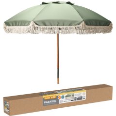 Parasol din lemn 180 cm verde