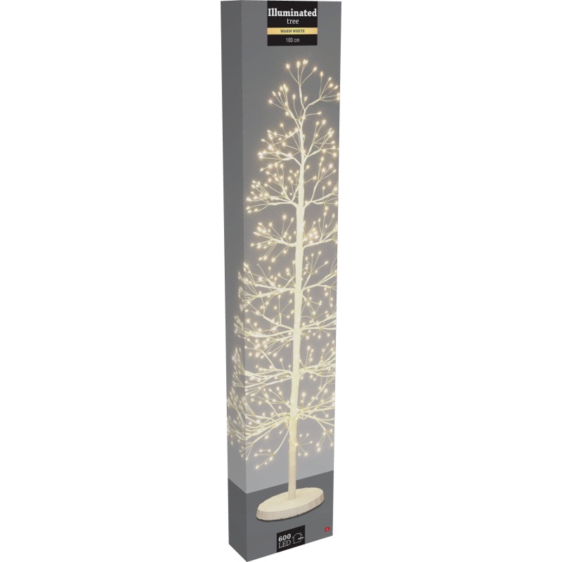 Dekorativní světelný stromek 600 LED 100 cm
