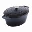 Fuente de horno de hierro fundido con tapa Xanten 36 x 28 cm negro Fuente de horno de hierro fundido con tapa Xanten 36 x 28 cm negro