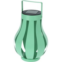 Solární lucerna LED 19 cm zelená Solární lucerna LED 19 cm zelená