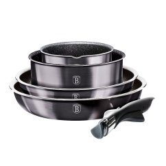 Sada nádobí s odnímatelnou rukojetí 9 ks Carbon PRO Line Sada nádobí s odnímatelnou rukojetí 9 ks Carbon PRO Line