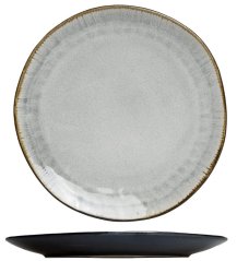 Jedálenská súprava tanierov 18 ks Kos čierna/sivá Jedálenská súprava tanierov 18 ks Kos čierna/sivá