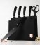 Sada nožů a krájecích prkének 11 ks Black Rose Collection