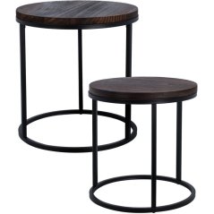 Masă pliantă rotundă set de 2 buc diametru 38 / 43 cm