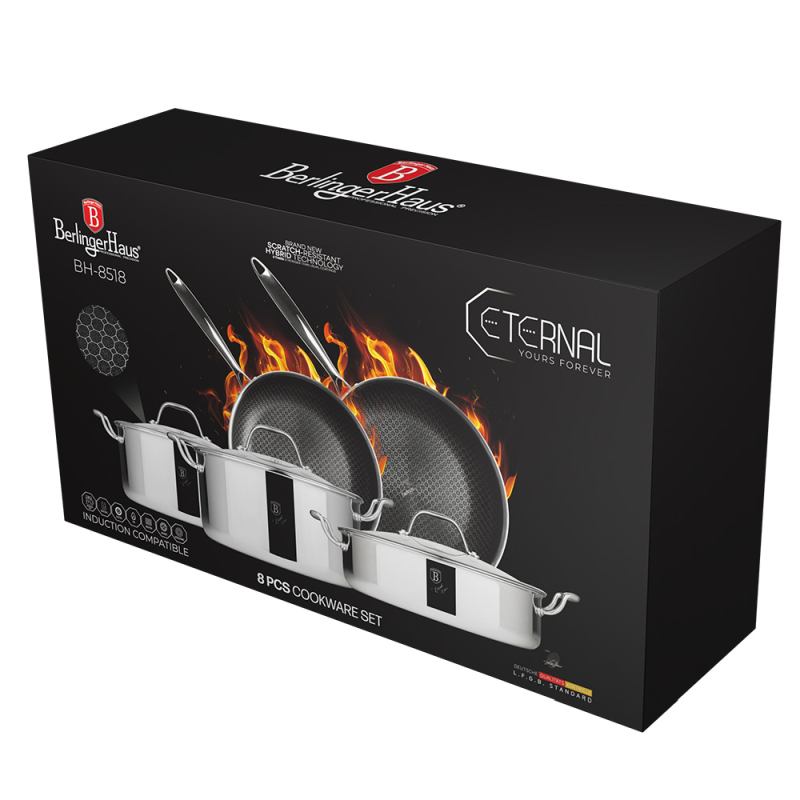 Sada nádobí s titanovým povrchem 8 ks Eternal Collection