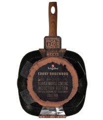 Pánev grilovací s mramorovým povrchem 28 cm EBONY Line Rosewood