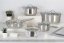 Juego de utensilios de cocina de acero inoxidable de 10 piezas, colección Silver Jewellery