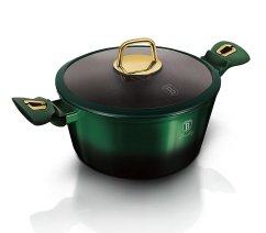 Kastrol s poklicí a titanovým povrchem 28 cm Emerald Collection