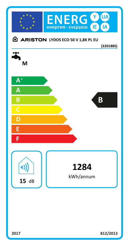 Boiler electric mediu 50 l vertical LYDOS ECO 50 V 2K EU
