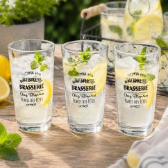 Sklenice na vodu a nealko sada 3 ks 300 ml