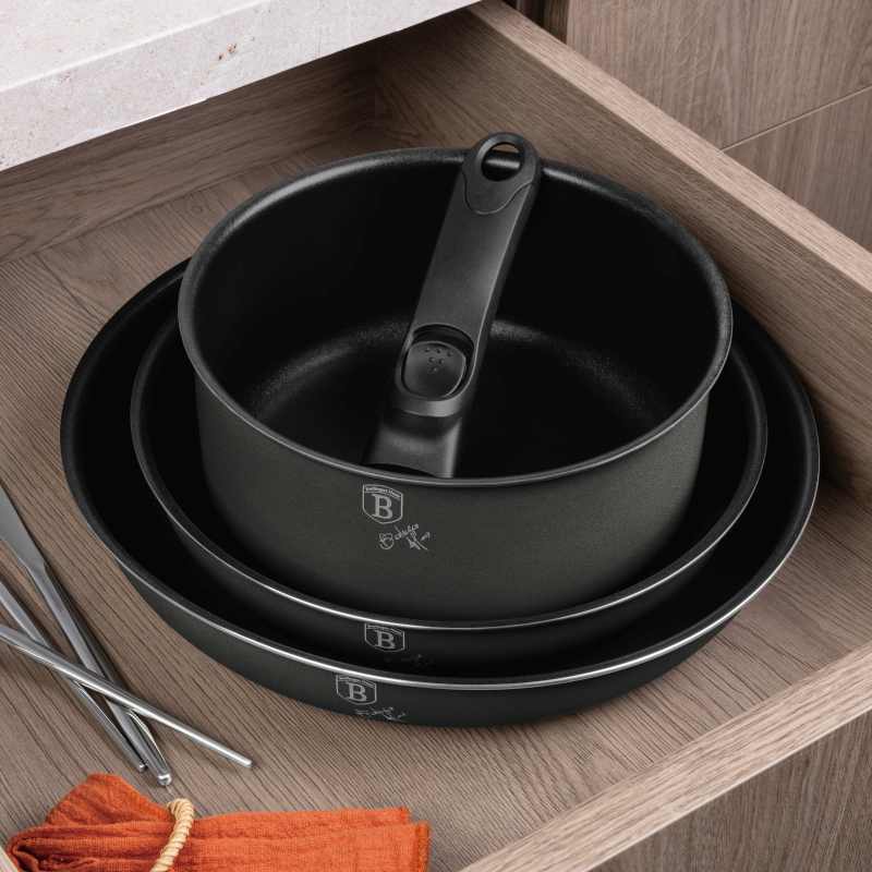 Sada nádobí s titanovým povrchem 9 ks Anthracite Collection
