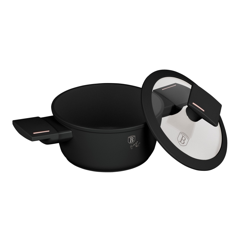 Kastrol s titanovým povrchem a poklicí pro děti 14 cm Monaco Collection