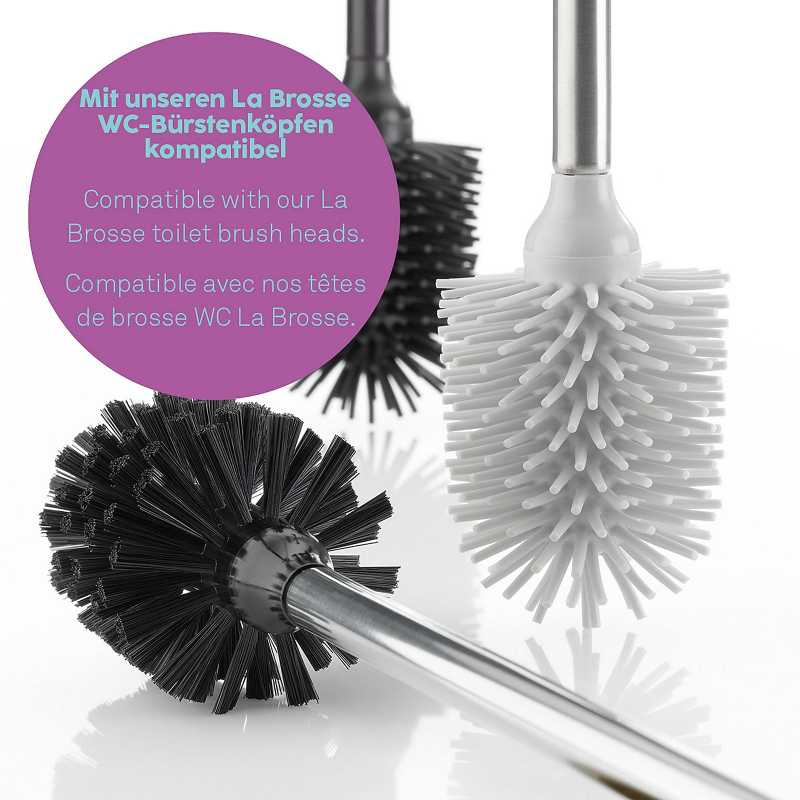 WC sada Cube polyresin černá