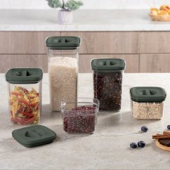 Set de recipiente pentru alimente, 10 bucăți, colecția Matte Green