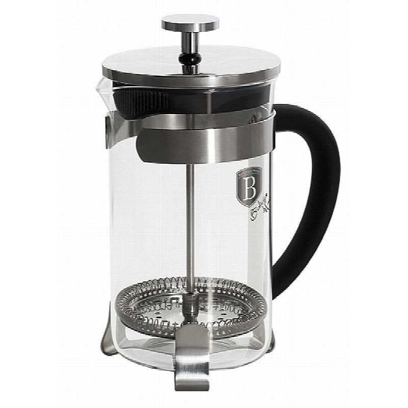 Konvička na čaj a kávu French Press 800 ml černá