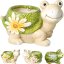 Oală decorativă pentru grădină 21 cm melc