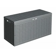 Zahradní úložný box s víkem plastový 120x45x60 cm