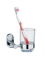 Držiak na zubné kefky LUCIDO, nerez 18/10 lesk Držiak na zubné kefky LUCIDO, nerez 18/10 lesk