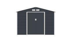 Cabana de grădină G21 GAH 529 – 277 x 191 cm, culoare antracit