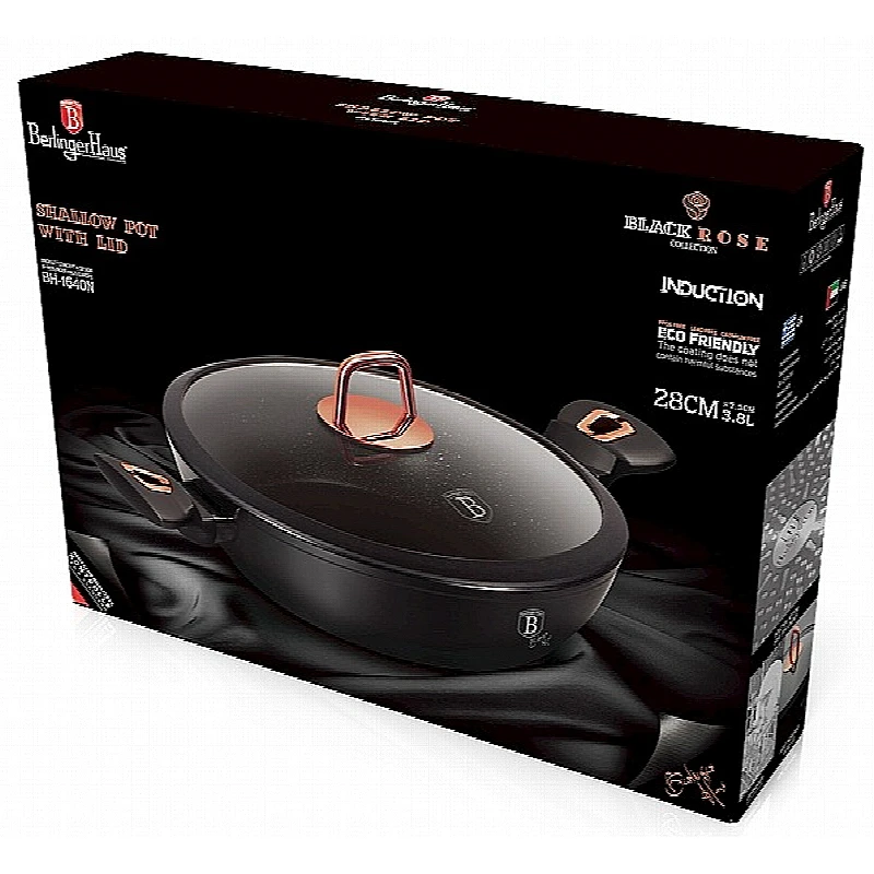 Pekáč s poklicí s mramorovým povrchem 28 cm Black Rose Collection