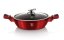 Pekáč kulatý s mramorovým povrchem a poklicí  24 cm Burgundy Metallic Line