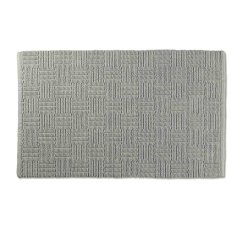 Kúpeľňová predložka Leana 80x50 cm bavlna šedá