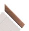 Bandă de tranziție G21 Cherry pentru plăci WPC, colț 38,5 x 7,5 cm (dreapta)