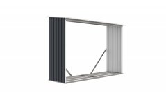 Magazin lemn G21 WOH 181 - 242 x 75 cm, antracit