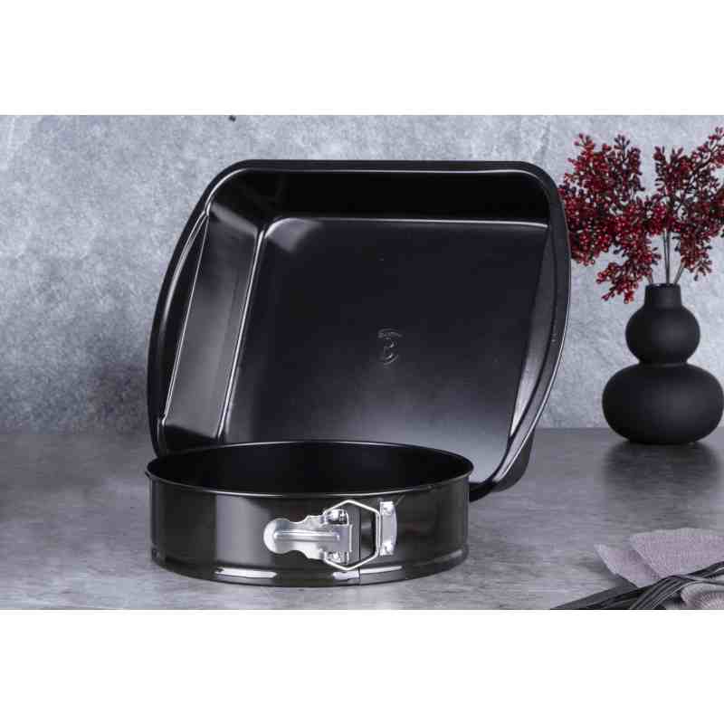 Forma na pečení sada titanovým nepřilnavým povrchem 2 ks Shiny Black Edition