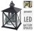 Lanternă cu iluminare LED și decor mobil de Crăciun 38 cm AUTO