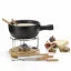 Sýrové fondue NATURA keramika, nerez, chrom, dřevo