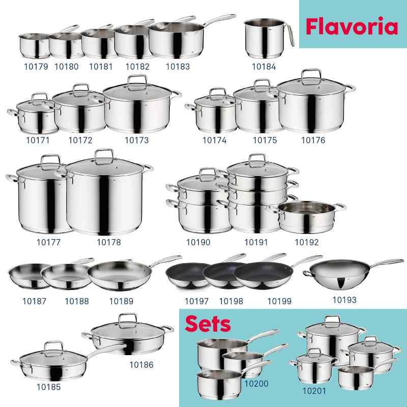 Wok nerez Flavoria 32 cm