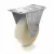 Roata din nylon alb 100 mm / 150 kg