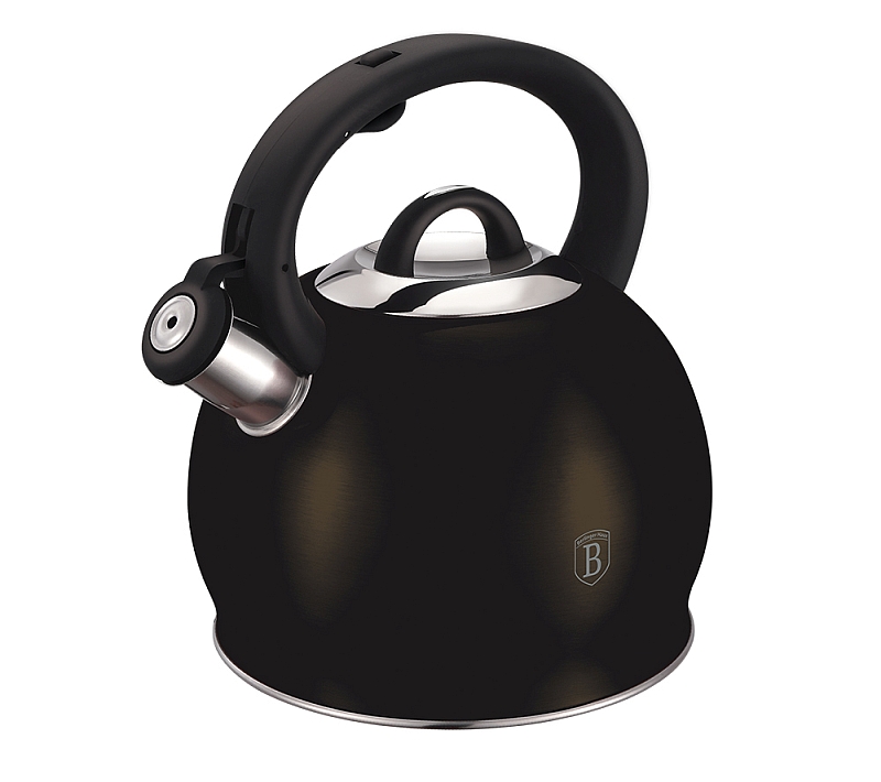 Konvice pískací nerez 3 l Royal Black Collection - design. vada