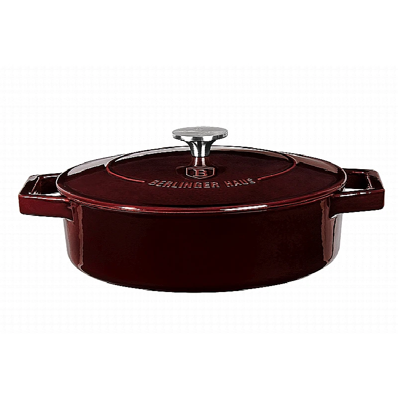 Pekáč litinový s poklicí 26 cm Burgundy Line