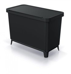 Papelera Prosperplast SYSTEMA 3x10l negra