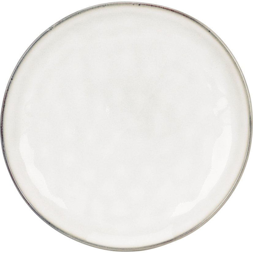 Jídelní sada 16 ks kamenina krémová