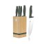 Sada nožů se stojanem BAMBOO 6 ks Matte Green Collection
