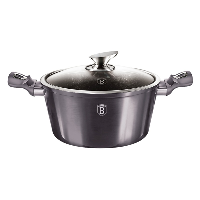 Sada nádobí s mramorovým povrchem 18 ks Carbon PRO Line
