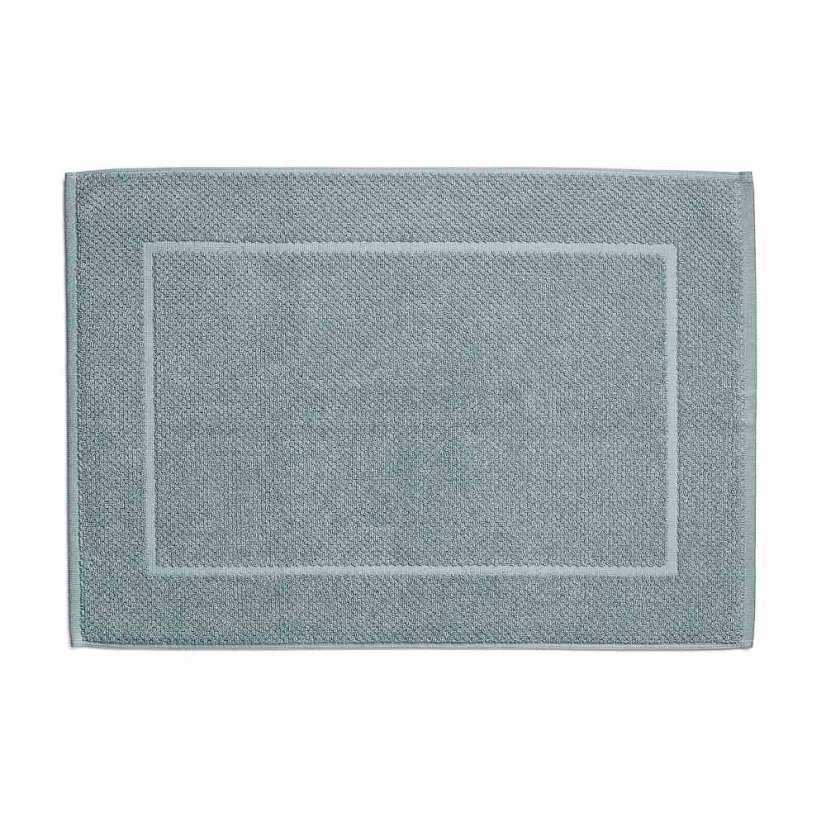 Alfombrilla de baño Lavinia 100% algodón orgánico 50 x 70 cm azul