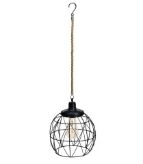 Solární světlo na zahradu závěsné kulatý design