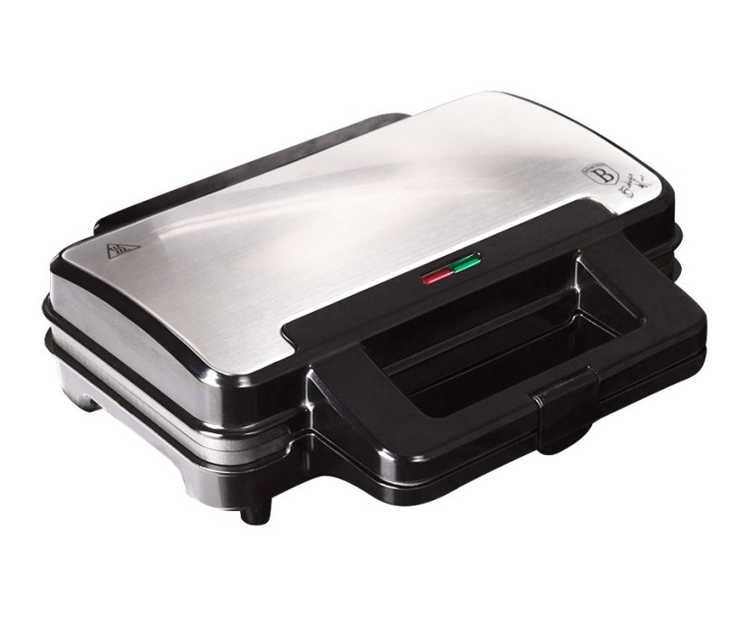 Aparat pentru sandviciuri cu suprafata antiaderenta 900 W Black Silver Collection